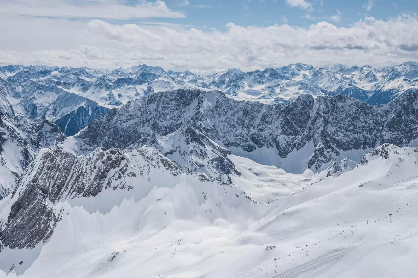 Mountain peak Zugspitze